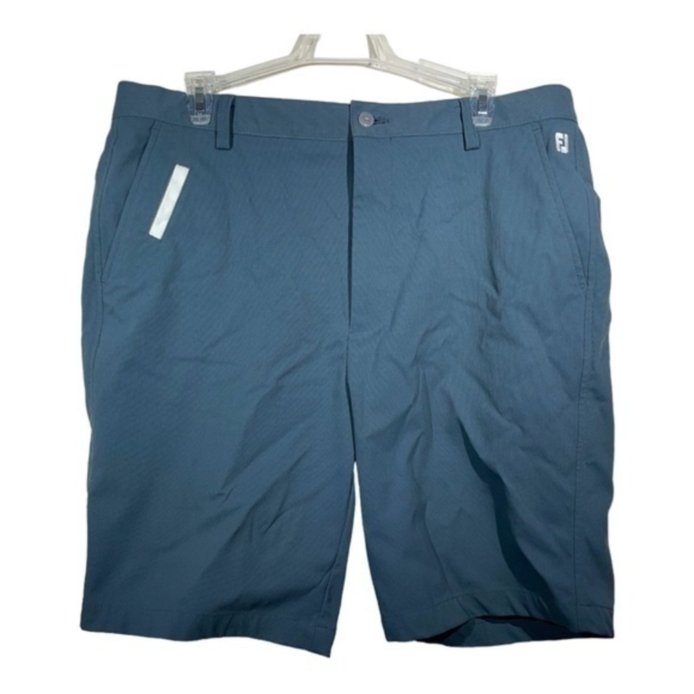 FootJoy Mens Golf Shorts Blue Hiking Casual Flat Front Size 36